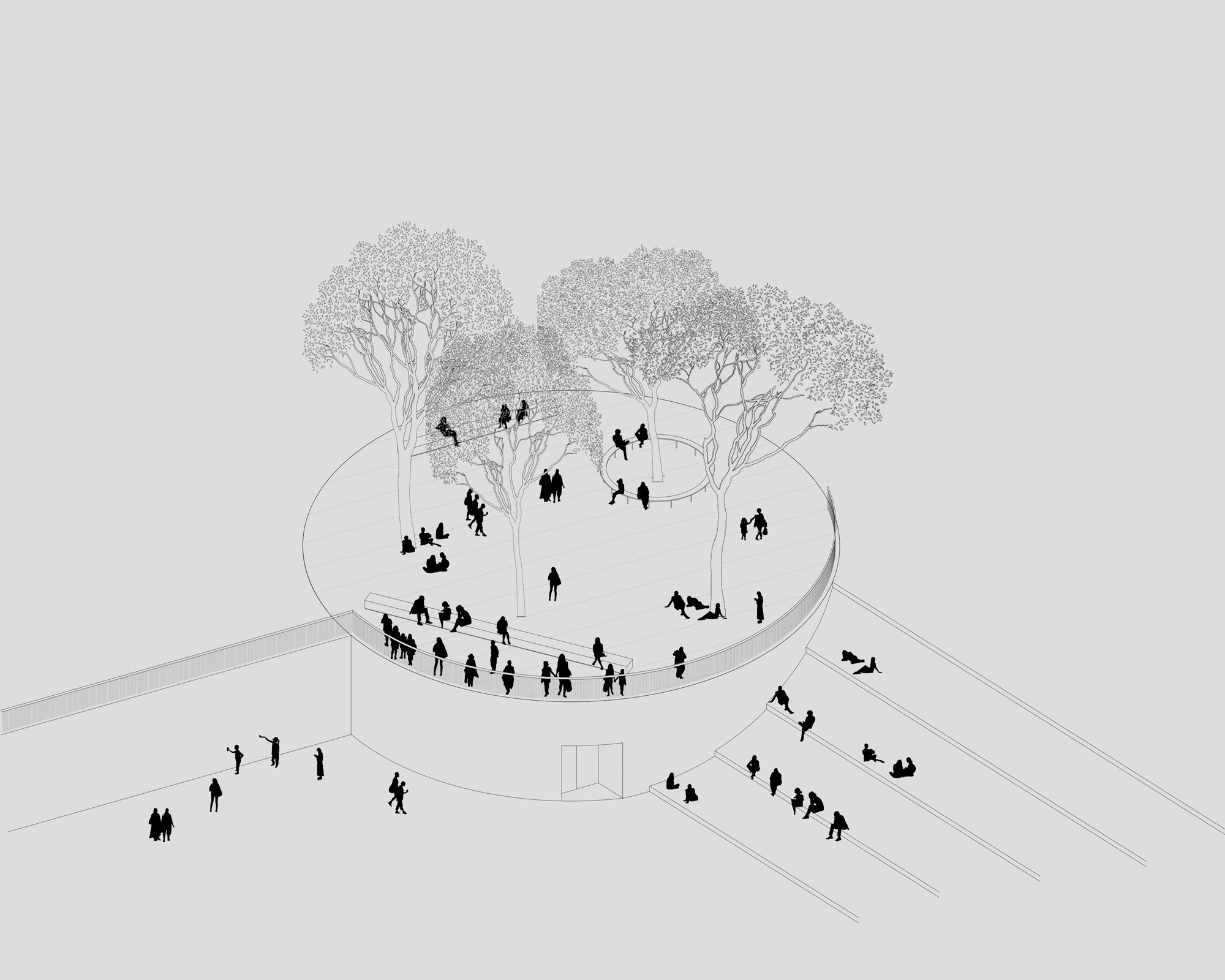 Overlook island axonometric